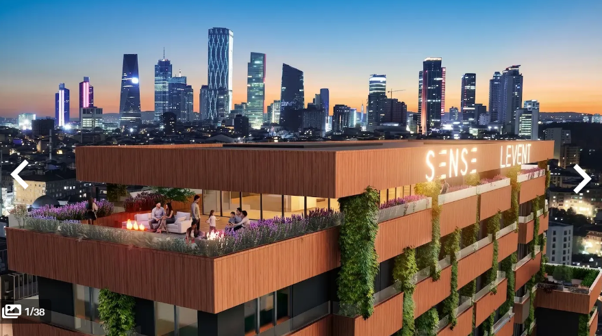 پروژه لوکس و دیزاینر Sense Levent در قلب تجاری استانبول
